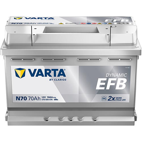 VARTA 570500076K262 Starter Battery