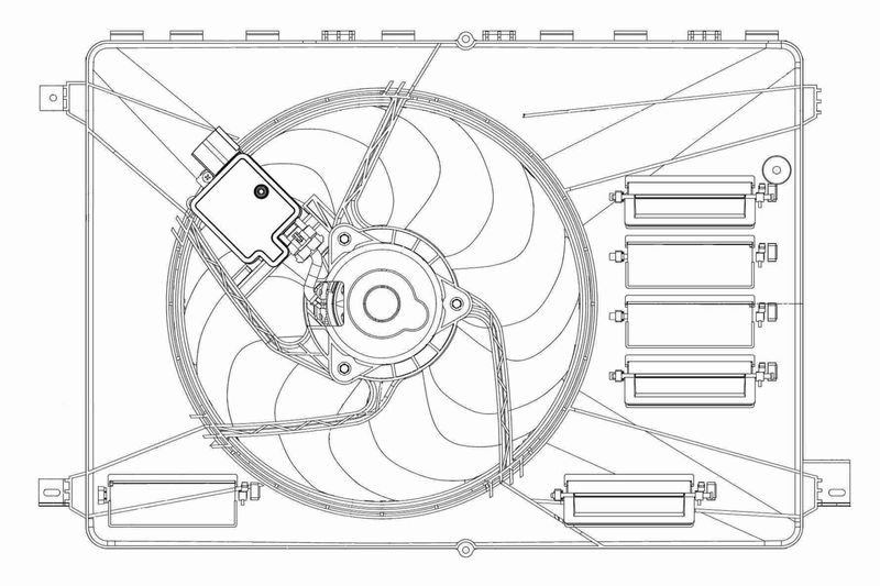 VEMO V25-01-1563 Fan, engine cooling