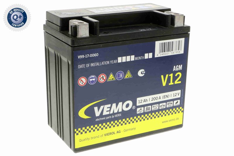 VEMO V99-17-0060 Starter Battery