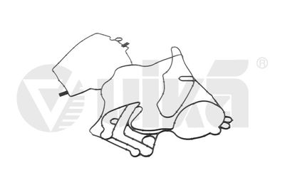 Gasket, housing cover (crankcase) vika 11031826801