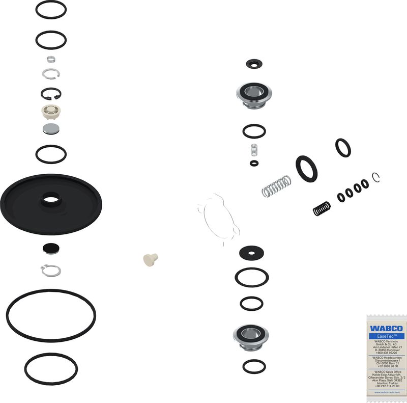 WABCO 4757110002 Repair Kit, brake force regulator