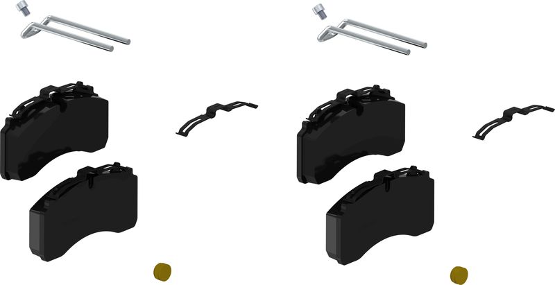 WABCO 6402229232 Brake Pad Set, disc brake