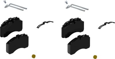 Brake Pad Set, disc brake WABCO 6402229232