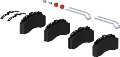 Brake Pad Set, disc brake WABCO 6403229332