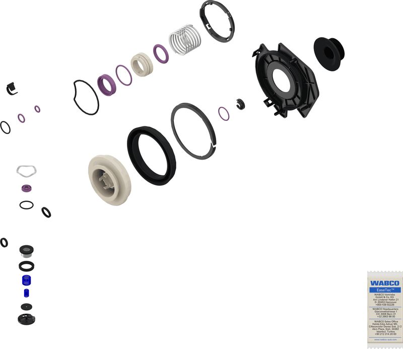 WABCO 9700519742 Repair Kit, manual transmission
