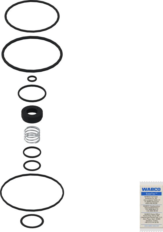 WABCO 9730110002 Repair Kit, relay valve