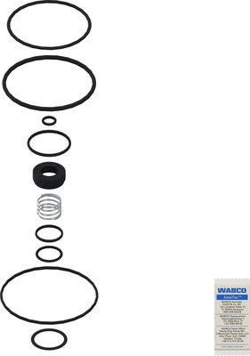 Repair Kit, relay valve WABCO 9730110002