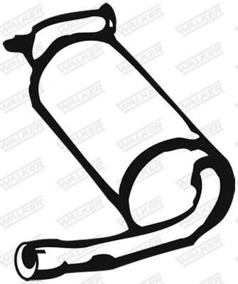 Front Muffler WALKER 01106