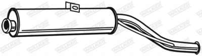 Rear Muffler WALKER 01200