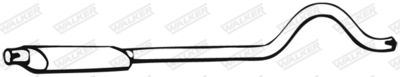 Front Muffler WALKER 01354