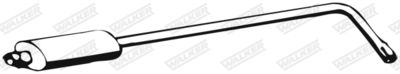 Front Muffler WALKER 01389
