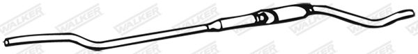 WALKER 01395 Front Muffler