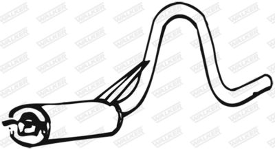 Centre Muffler WALKER 01482