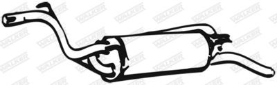 Rear Muffler WALKER 01499
