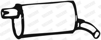 Rear Muffler WALKER 01556