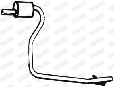 Front Muffler WALKER 01567