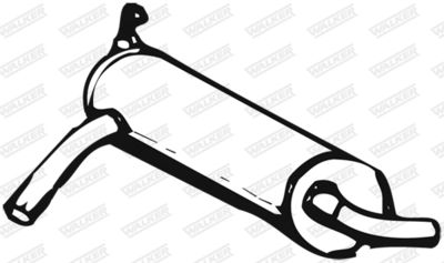 Centre Muffler WALKER 01588
