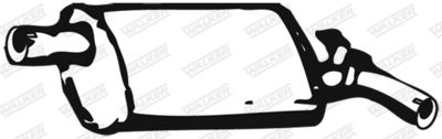 Rear Muffler WALKER 01680
