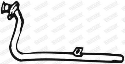 Exhaust Pipe WALKER 01703
