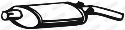 Rear Muffler WALKER 01722