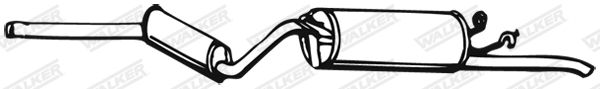 WALKER 01882 Rear Muffler