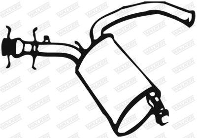 Centre Muffler WALKER 01895