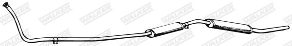 WALKER 01940 Rear Muffler