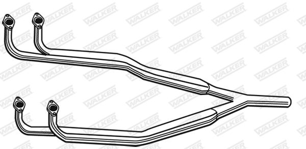 WALKER 02104 Exhaust Pipe