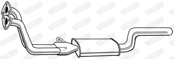 WALKER 02173 Front Muffler