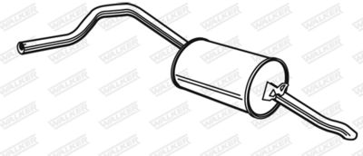 Rear Muffler WALKER 02190