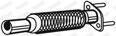 Corrugated Pipe, exhaust system WALKER 02196