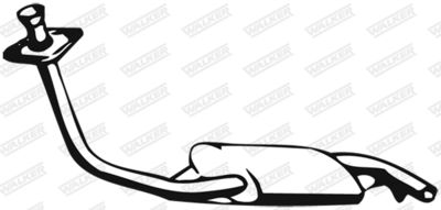 Front Muffler WALKER 02205