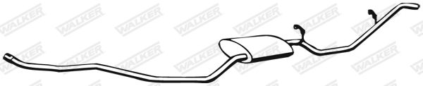 WALKER 02206 Rear Muffler