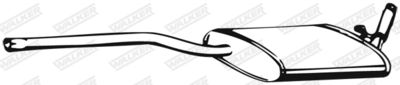Centre Muffler WALKER 02224