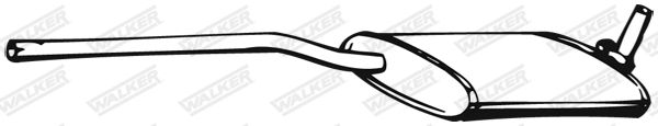 WALKER 02232 Centre Muffler