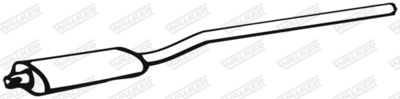 Front Muffler WALKER 02307