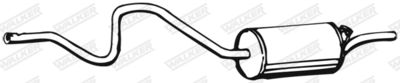 Rear Muffler WALKER 02334
