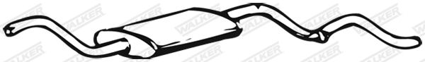 WALKER 02347 Rear Muffler