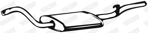 WALKER 02378 Rear Muffler