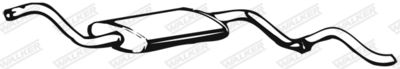 Rear Muffler WALKER 02379