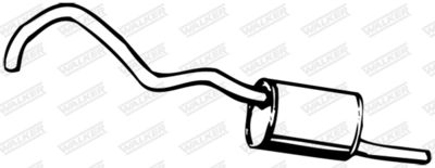 Rear Muffler WALKER 02406
