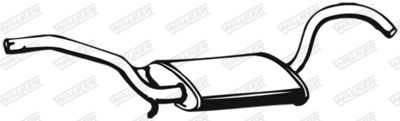 Centre Muffler WALKER 02505