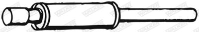 Front Muffler WALKER 02615