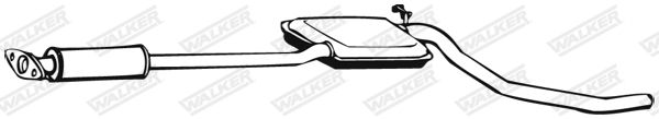 WALKER 02622 Centre Muffler