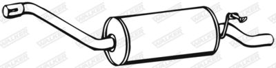 Rear Muffler WALKER 02623