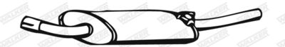 Rear Muffler WALKER 02648