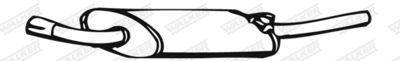 Rear Muffler WALKER 02673