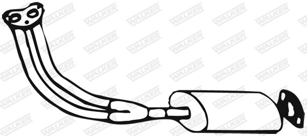 WALKER 02727 Front Muffler