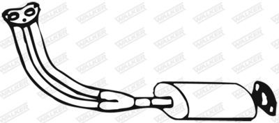 Front Muffler WALKER 02727