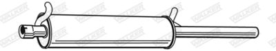 Rear Muffler WALKER 02735